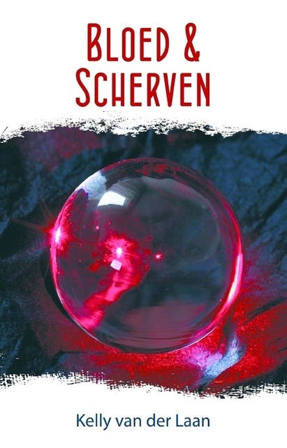 Bloed en scherven – omslag van het luisterboek van Kelly van der Laan