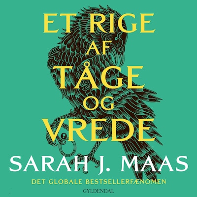 Et rige af tåge og vrede – omslag til lydbogen af Sarah J. Maas