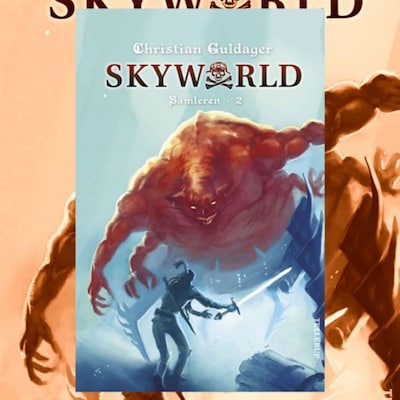 SkyWorld #2: Samleren – omslag til lydbogen af Christian Guldager