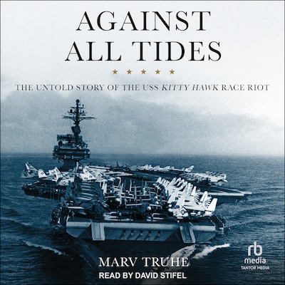 Against All Tides – omslag til lydbogen af Marv Truhe