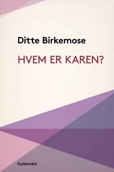 Hvem er Karen? – omslag til lydbogen af Ditte Birkemose