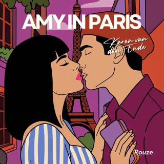 Amy in Paris – omslag van het luisterboek van Karen van den Ende