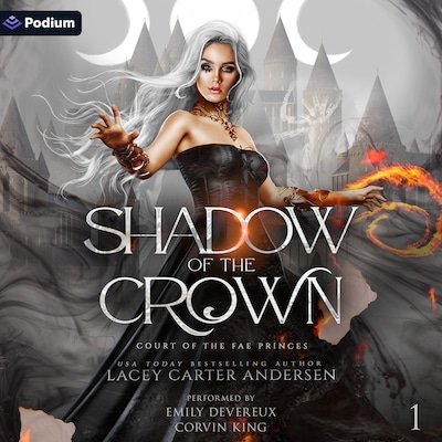 Shadow of the Crown – omslag til lydbogen af Lacey Carter Andersen