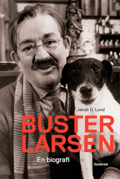 Buster Larsen – omslag til lydbogen af Jakob Damgaard Lund