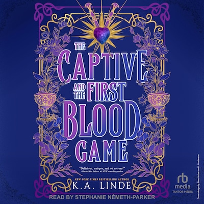 The Captive and the First Blood Game – omslag til lydbogen af K.A. Linde