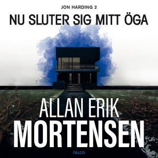 Nu sluter sig mitt öga – omslag till ljudboken av Allan Erik Mortensen