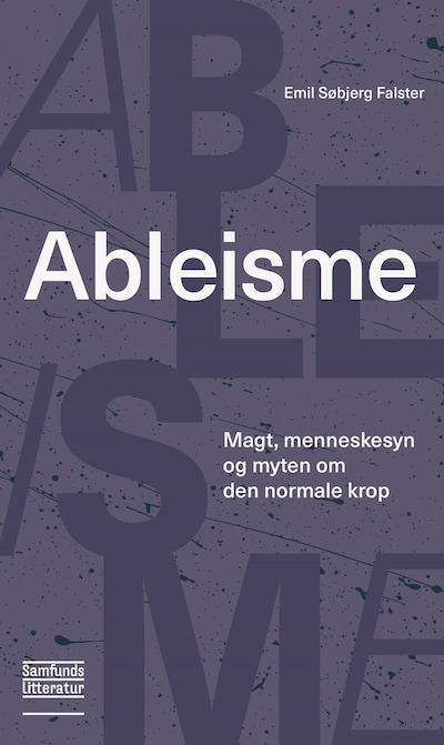 Ableisme – omslag til lydbogen af Emil Søbjerg Falster