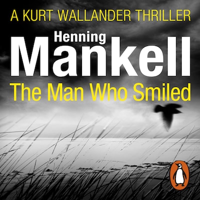 The Man Who Smiled – omslag til lydbogen af Henning Mankell