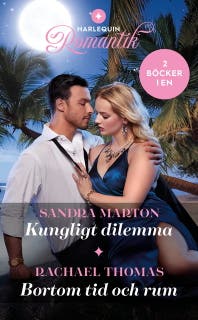 Kungligt dilemma / Bortom tid och rum – omslag till ljudboken av Rachael Thomas,Sandra Marton