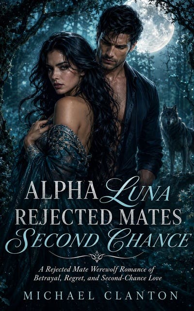 Alpha Luna Rejected Mates Second Chance: A Rejected Mate Werewolf Romance of Betrayal, Regret, and Second-Chance Love – omslag til lydbogen af Michael Clanton