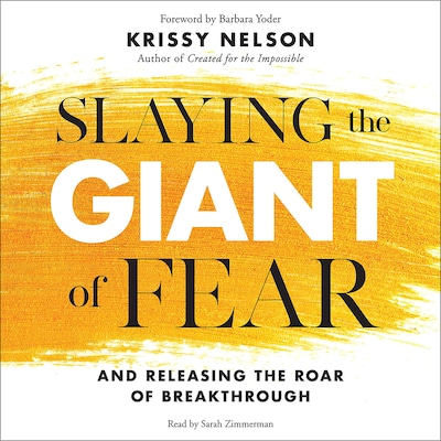 Slaying the Giant of Fear – omslag til lydbogen af Krissy Nelson