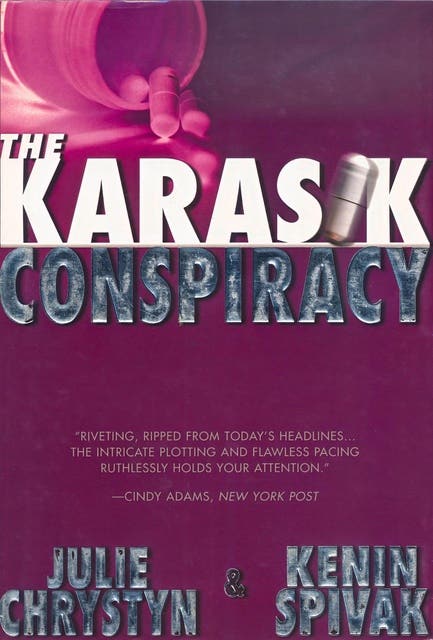 The Karasik Conspiracy – omslag til lydbogen af Julie Chrystyn