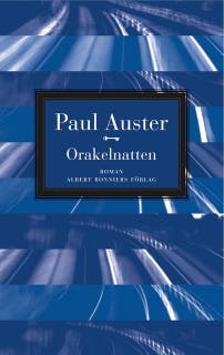Orakelnatten – omslag till ljudboken av Paul Auster