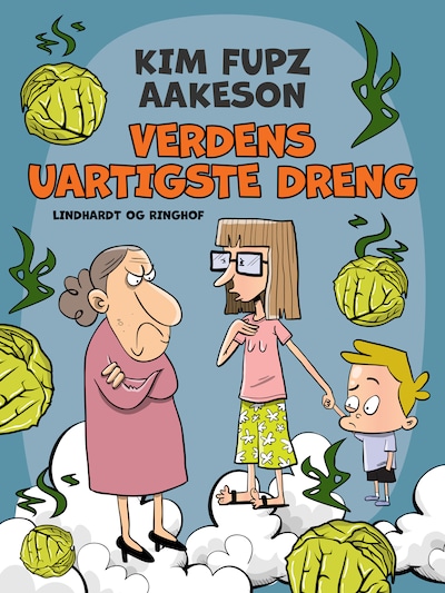 Verdens uartigste dreng – omslag til lydbogen af Kim Fupz Aakeson