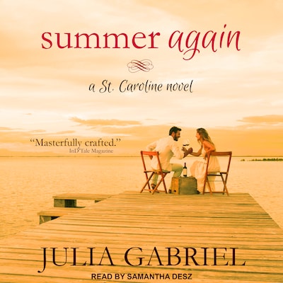 Summer Again – omslag til lydbogen af Julia Gabriel