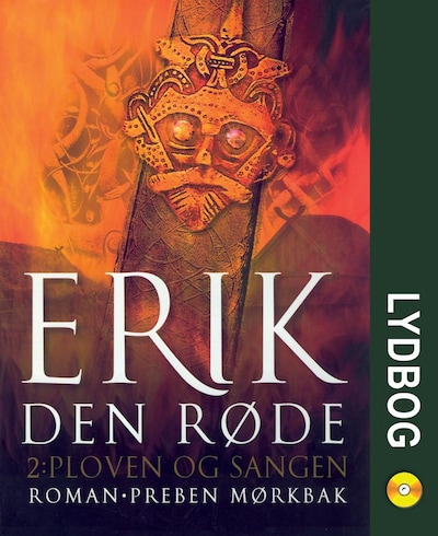 Erik den Røde 2 - Ploven og sangen – omslag til lydbogen af Preben Mørkbak