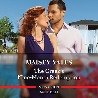 The Greek's Nine-Month Redemption – omslag til lydbogen af Maisey Yates
