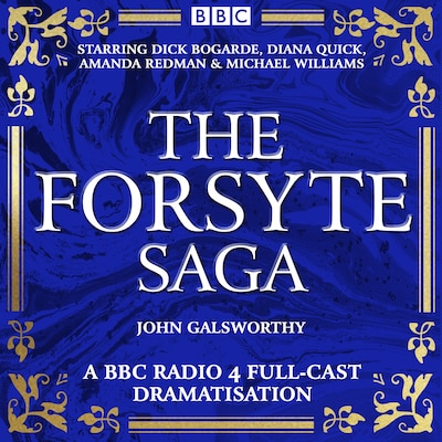 The Forsyte Saga – omslag til lydbogen af John Galsworthy