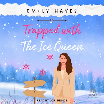 Trapped With the Ice Queen – omslag til lydbogen af Emily Hayes