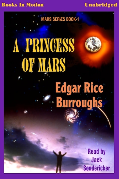 Princess of Mars, A – omslag til lydbogen af Edgar Rice Burroughs