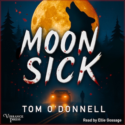 Moonsick – omslag til lydbogen af Tom O'Donnell