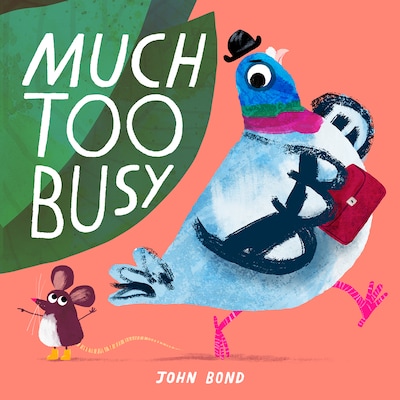 Much Too Busy – omslag til lydbogen af John Bond