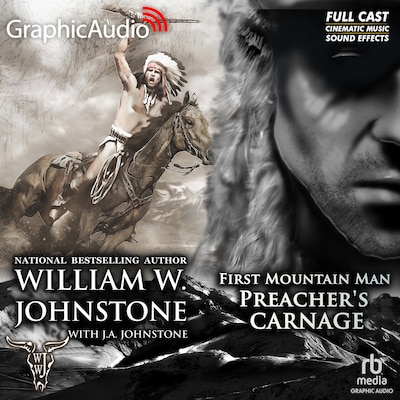 Preacher's Carnage [Dramatized Adaptation] – omslag til lydbogen af William W. Johnstone, J.A. Johnstone