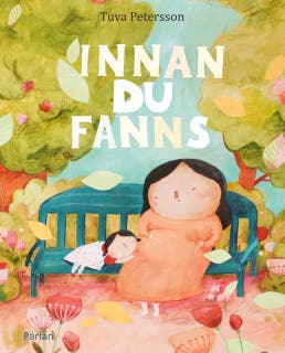 Innan du fanns – omslag till ljudboken av Tuva Petersson