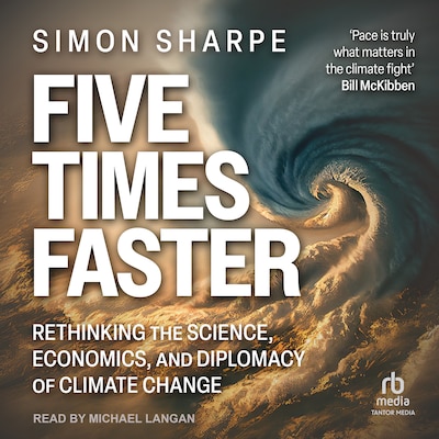 Five Times Faster – omslag til lydbogen af Simon Sharpe