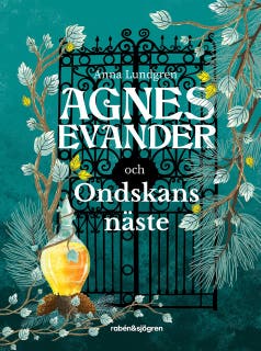 Agnes Evander och Ondskans näste – omslag till ljudboken av Anna Lundgren