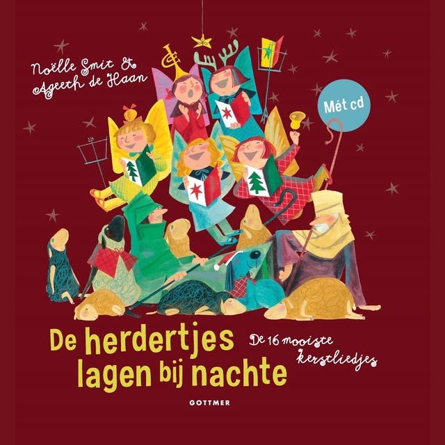 De herdertjes lagen bij nachte: De 16 mooiste kerstliedjes – omslag van het luisterboek van Ageeth de Haan