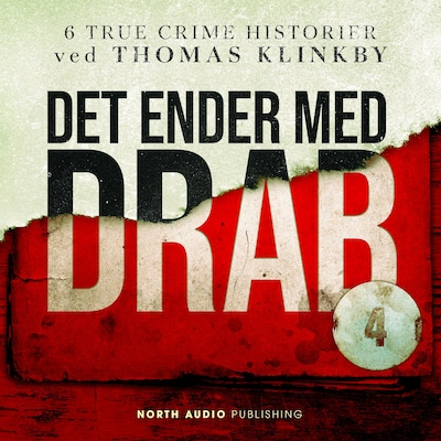 Det ender med drab 4 – omslag til lydbogen af Thomas Klinkby