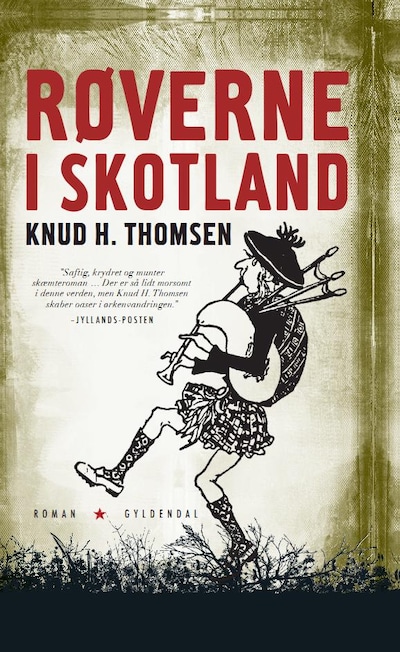 Røverne i Skotland – omslag til lydbogen af Knud H. Thomsen