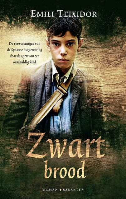 Zwart brood – omslag van het luisterboek van Emili Teixidor