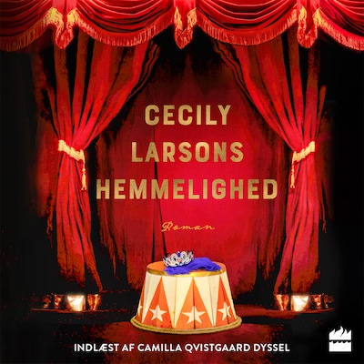 Cecily Larsons hemmelighed – omslag til lydbogen af Ellen Baker