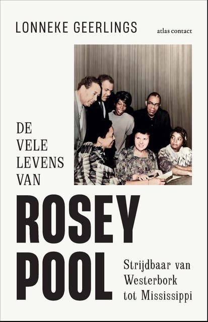 De vele levens van Rosey Pool: strijdbaar van Westerbork tot Mississippi – omslag van het luisterboek van Lonneke Geerlings