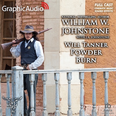 Powder Burn [Dramatized Adaptation] – omslag til lydbogen af William W. Johnstone, J.A. Johnstone