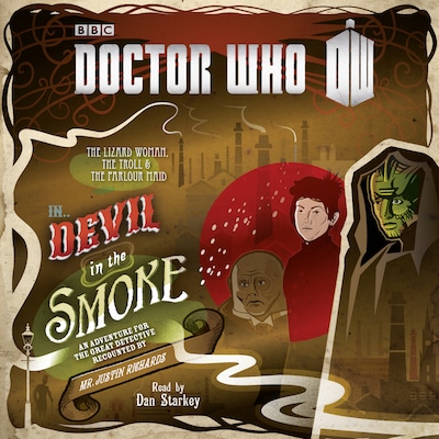 Doctor Who: Devil In The Smoke – omslag til lydbogen af Justin Richards