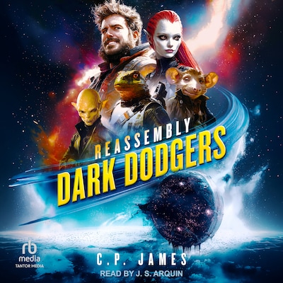 Dark Dodgers – omslag til lydbogen af C. P. James