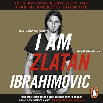 I Am Zlatan Ibrahimovic – omslag til lydbogen af Zlatan Ibrahimovic