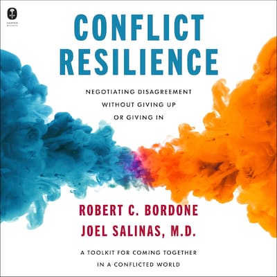 Conflict Resilience – omslag til lydbogen af Robert Bordone, Joel Salinas