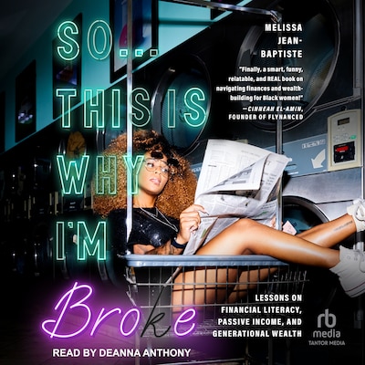 So…This Is Why I'm Broke – omslag til lydbogen af Melissa Jean-Baptiste