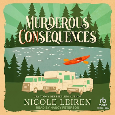 Murderous CONsequences – omslag til lydbogen af Nicole Leiren