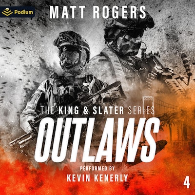 Outlaws – omslag til lydbogen af Matt Rogers