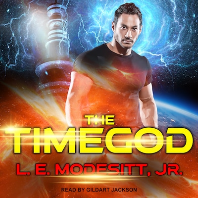 The Timegod – omslag til lydbogen af L. E. Modesitt, Jr.