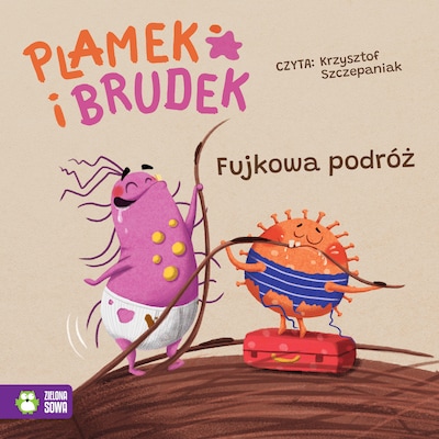 Plamek i Brudek. Fujkowa podróż – okładka audiobooka, autor Jelena Pervan
