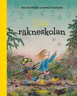 Lilla räkneskolan : pyssla, lek och räkna – omslag till ljudboken av Ewa Malmborg,Hanna Granlund