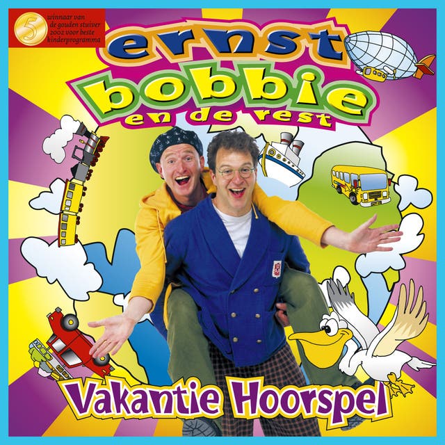 Vakantiehoorspel – omslag van het luisterboek van Erik van Trommel,Gert-Jan van den Ende