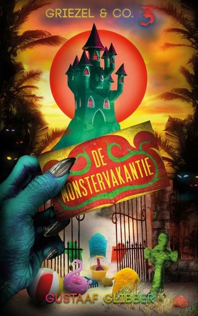 De Monstervakantie – omslag van het luisterboek van Gustaaf Glibber