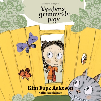 Verdens grimmeste pige – omslag til lydbogen af Kim Fupz Aakeson